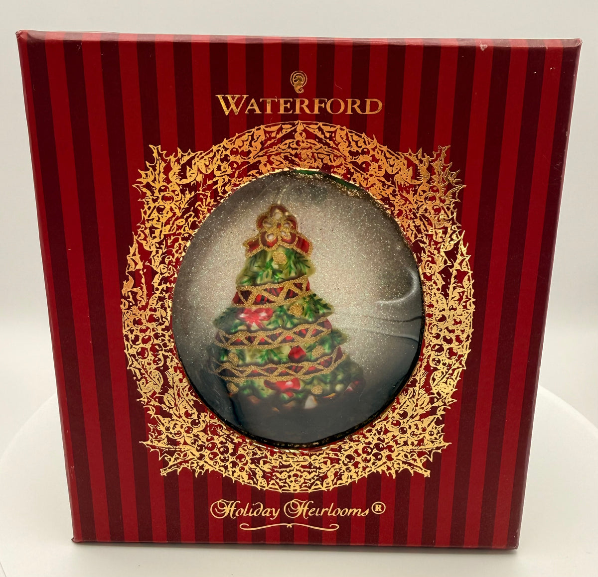 Vintage Waterford Holiday Heirlooms Christmas Tree Ornament | 5.5” | Original Box