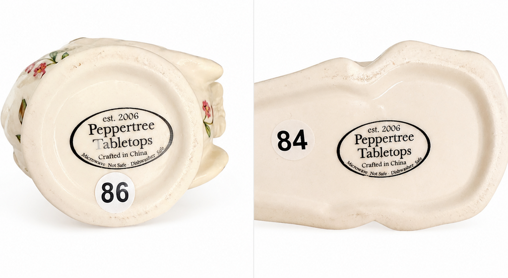 Vintage-Style Rabbit & Chick Creamer Set – Peppertree Tabletops