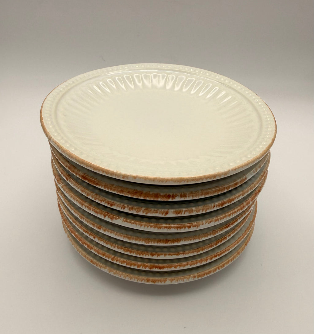 Lenox French Perle Groove Tidbit Plates – Set of 8