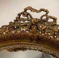 Vintage Matson Gold Filigree Mirrored Vanity Tray – 18”