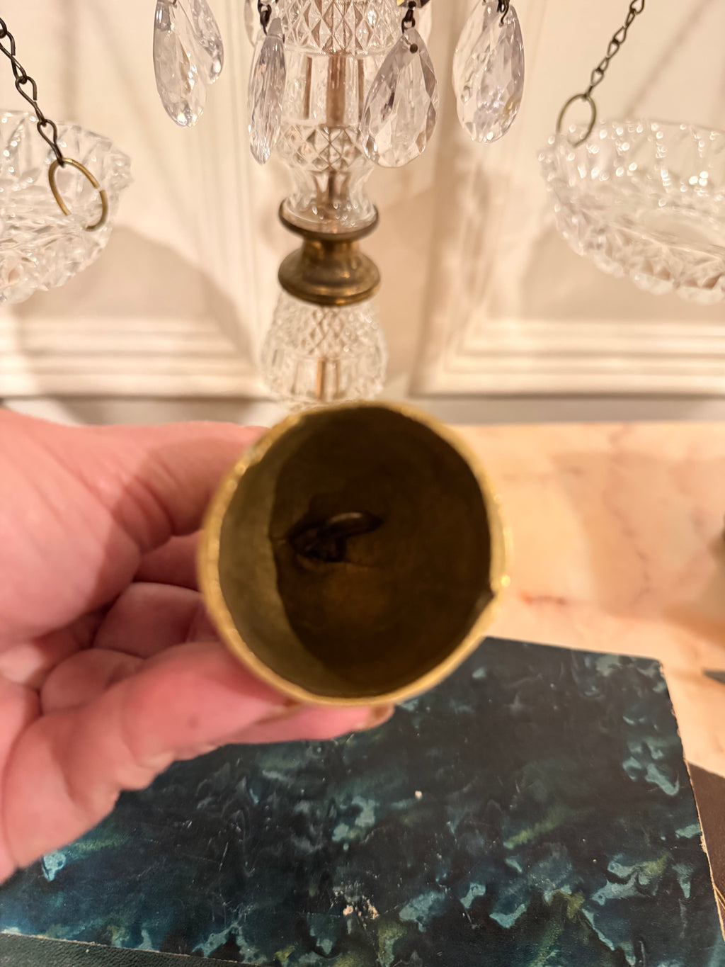 Vintage Brass Bell Ladies — Set of 3