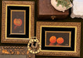 Vintage Framed Miniature Fruit Oil Paintings – Set of 2 | 9" x 7"