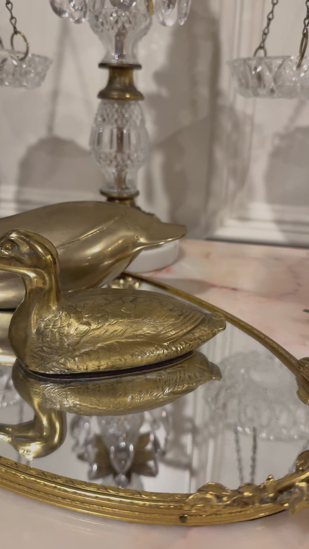 Vintage PM Craftsman Solid Brass Mallard Duck