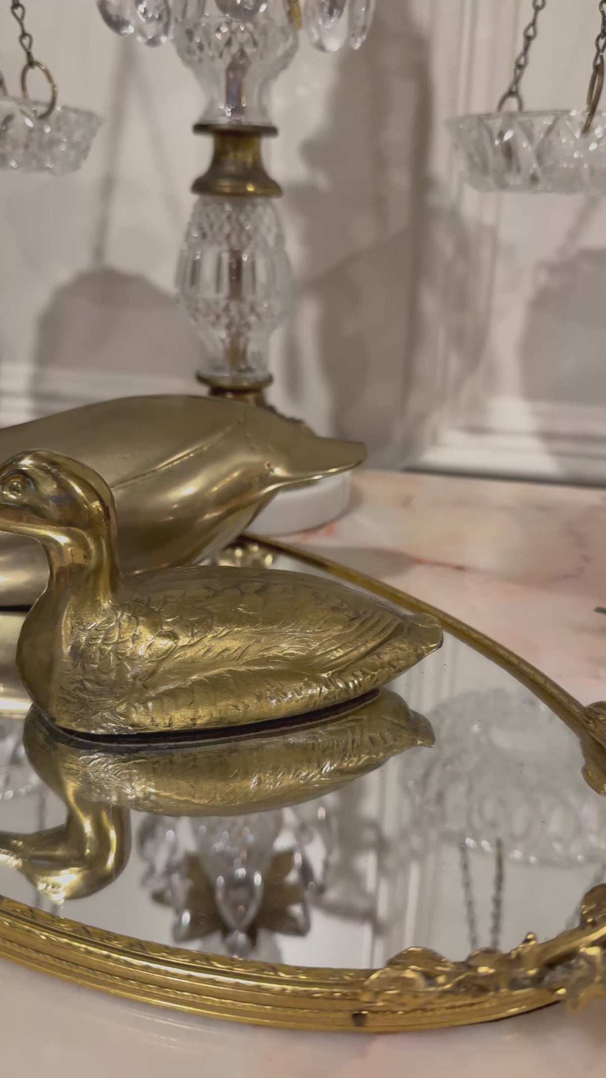 Vintage PM Craftsman Solid Brass Mallard Duck
